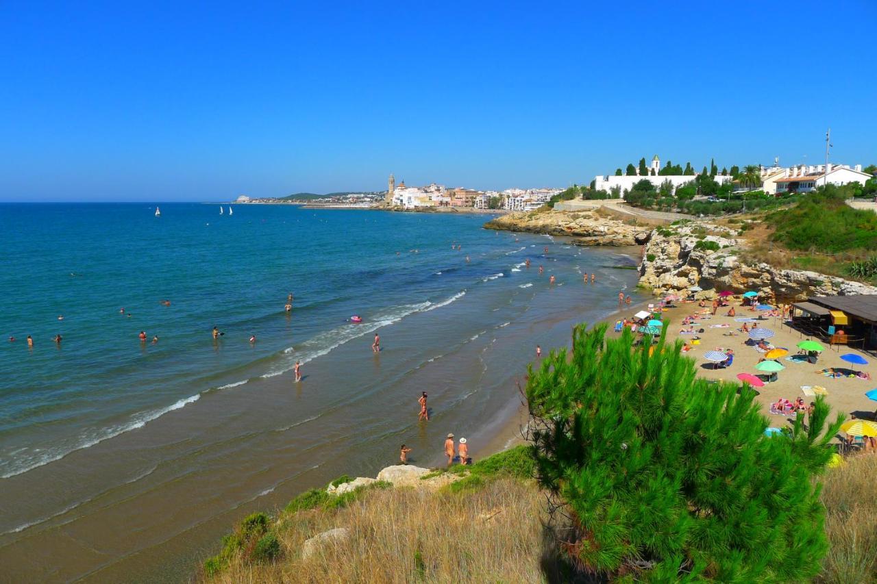Апартаменты Cala Balmins Sea View Сиджес Экстерьер фото